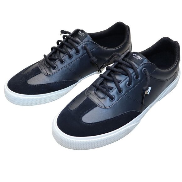 Sperry Sneakers Size 11 Black Pier Wave Refresh Memory Foam Lace-Up STS87263 - Picture 2 of 10